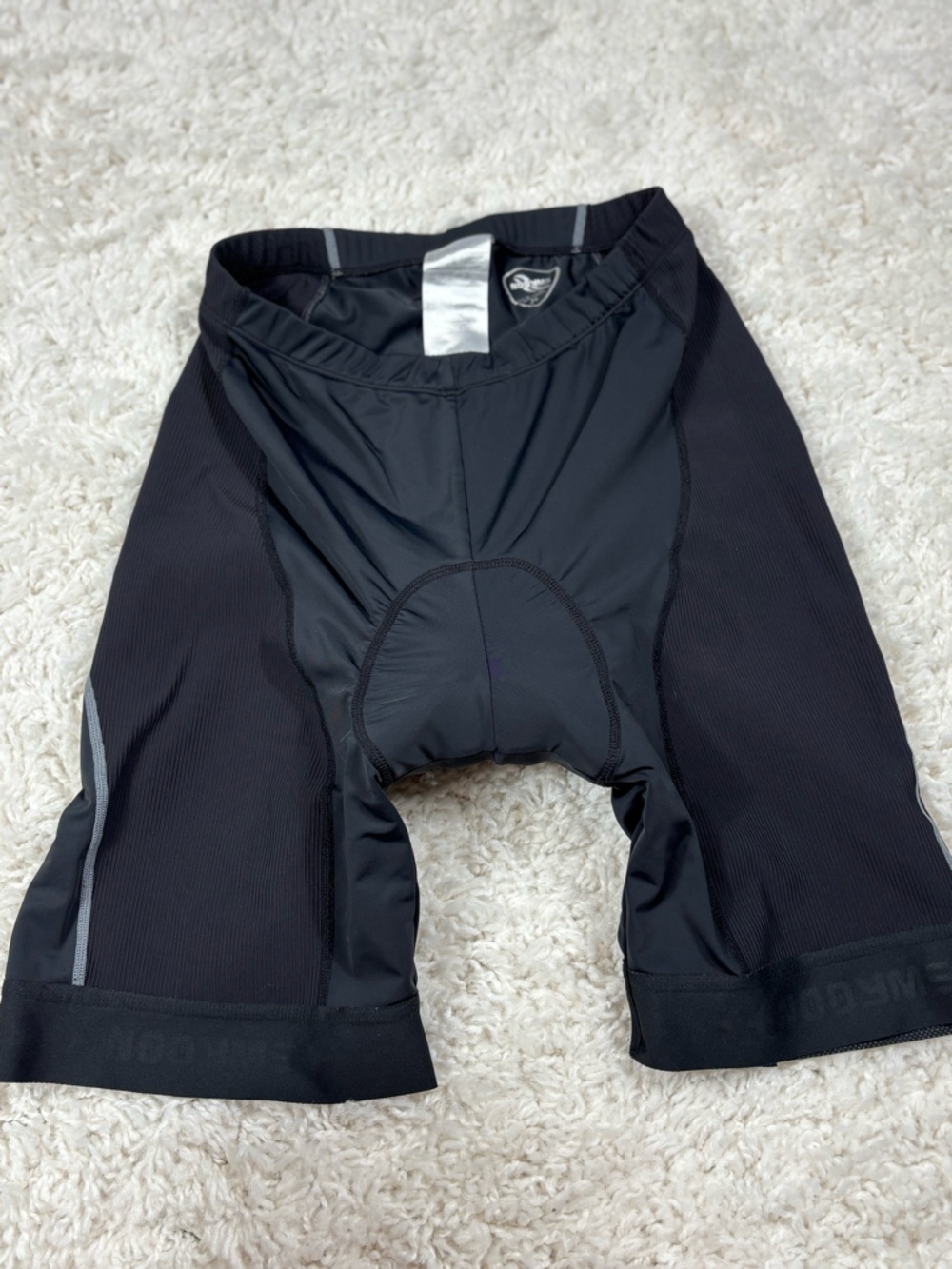 Nooyme Men’s 2XL Cycling Shorts Black Padded Chamois Bike Compression